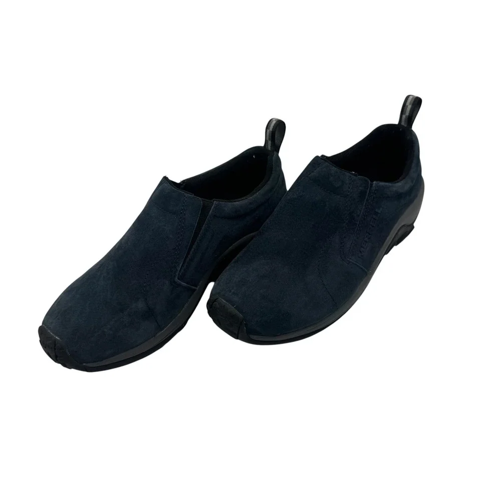 Merrell Jungle Moc Womens Navy Blue Suede Slip On Shoes J599386 Size 9